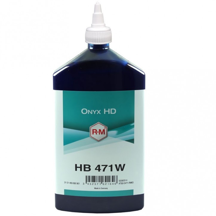R-M HB 471W | Onyx HD vernice base opaca carrozzeria automobile | Blu 0,5 litri