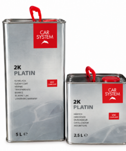 Kit Carsystem 2K Platin trasparente 5 litri con catalizzatore 2,5 litri