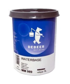 DeBeer MM 989 | Base opaca all'acqua | Metallic coarse 1 litro