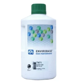 PPG T471 | Envirobase HP vernice base acqua auto | Metallo extra fine 2 litri
