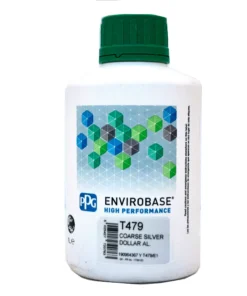 PPG T479 | Envirobase HP vernice base acqua auto | Coarse silver dollar 1 litro