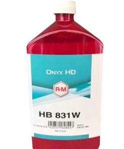 R-M HB 831W | Onyx HD vernice carrozzeria auto base acqua | Rosso 0,5 litri