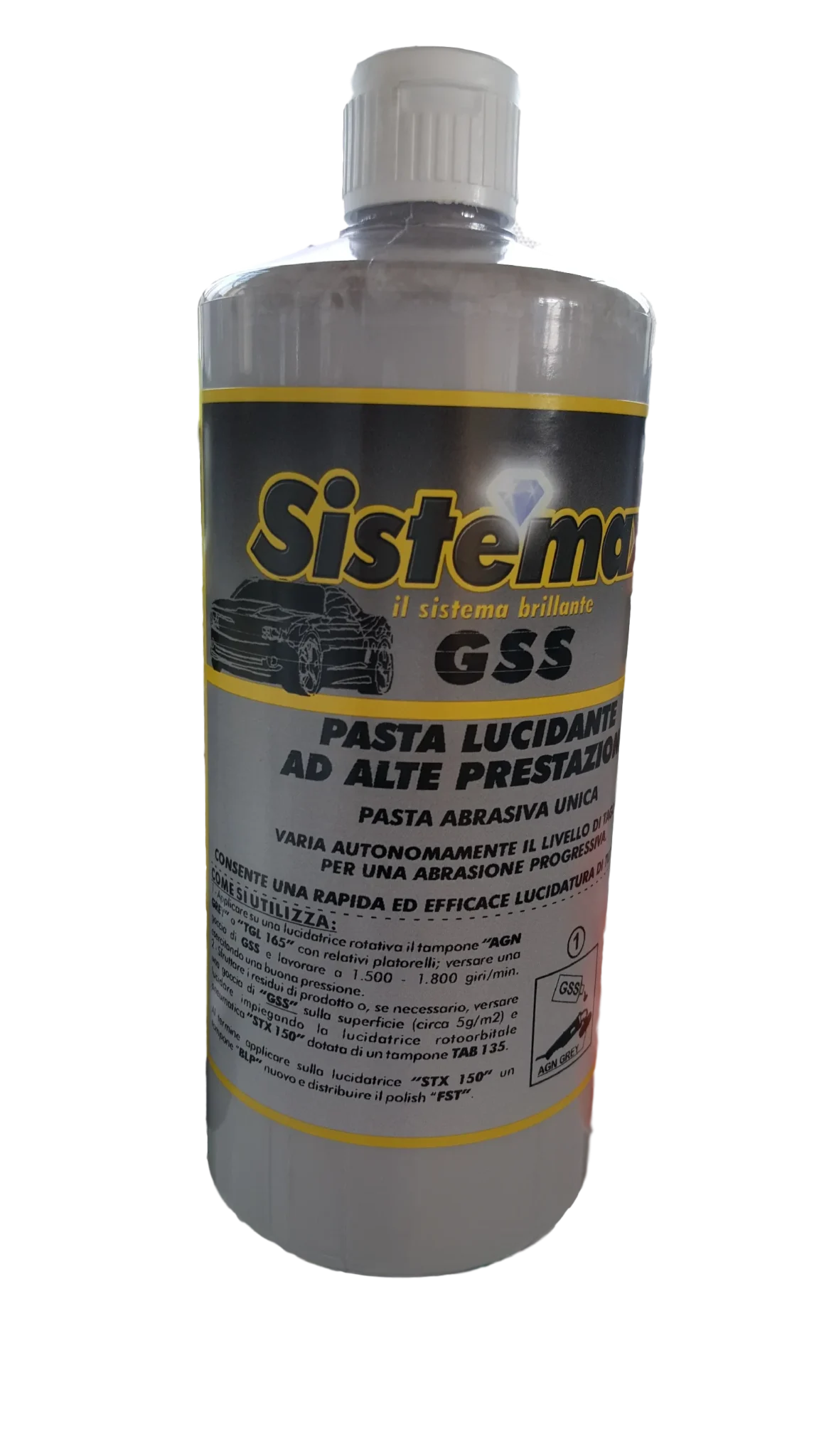 SISTEMAX | GSS 001 PASTA LUCIDANTE ALTE PRESTAZIONI | 1 LT.