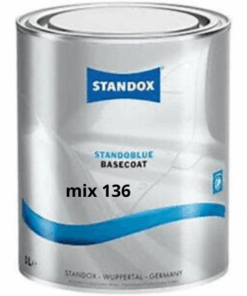 STANDOX | Standoblue Mix 136 silver dollar base all'acqua carrozzeria auto | Lt. 1