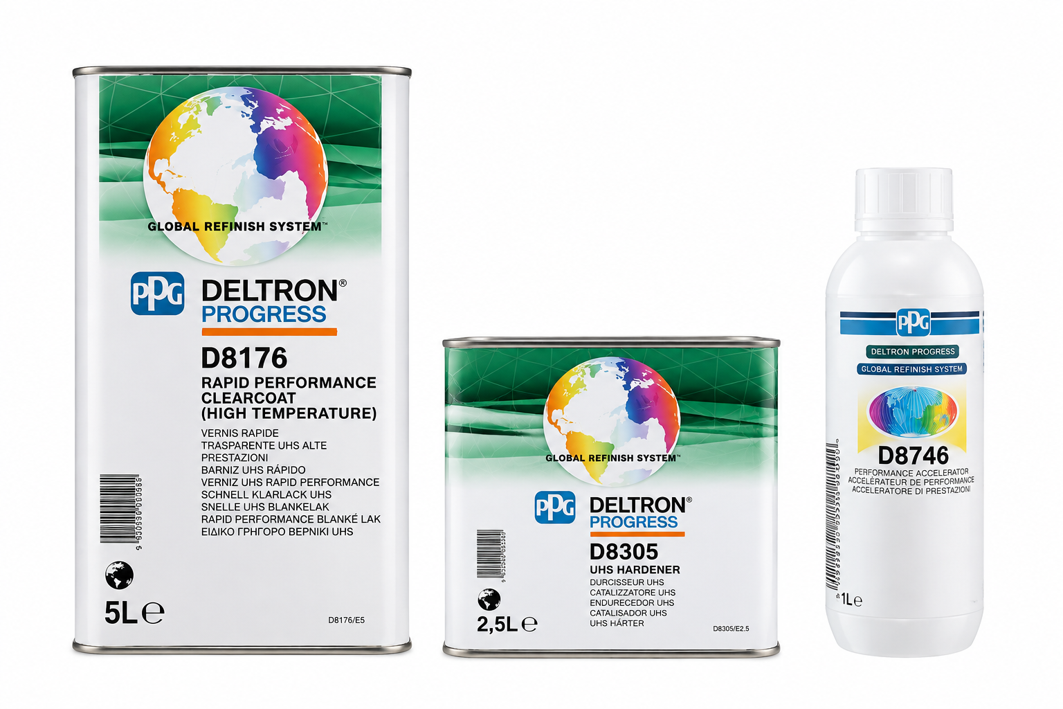 KIT PPG D8176 + D8305 + D8746 Rapid Performance 8,5 Lt.