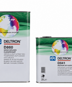 KIT PPG D880 + D841 – Trasparente HS Alto Solido 5 Lt. + Catalizzatore 3 Lt.