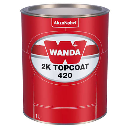 Wanda Topcoat 2K 420 42-00 | Smalto bicomponente carrozzeria auto | Lt. 1