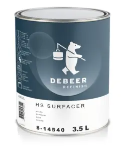 DEBEER | 8-14540 HS Fondo riempitivo 2K Nero | 3,5 Lt.