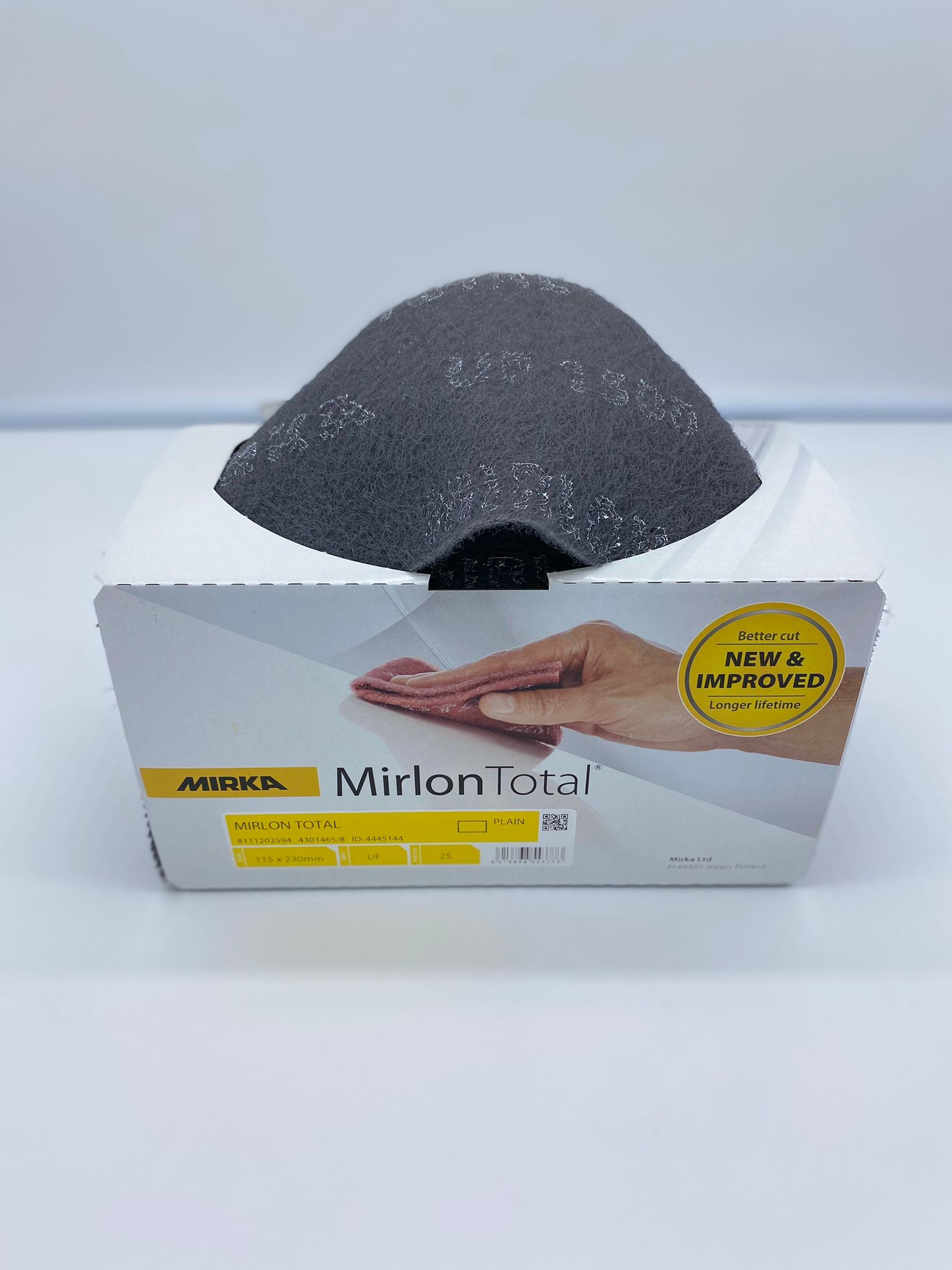 Mirka MIRLON TOTAL | 115 mm ×230 mm P. 1500 UF GREY | 25 pz.