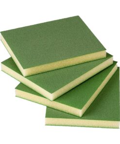 Flexcar 197D spugnetta abrasiva Superfine verde per carrozzeria